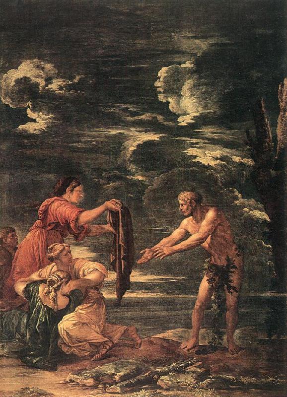 ROSA, Salvator Odysseus and Nausicaa st France oil painting art